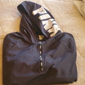 EUC Victoria Secret PINK hooded track jacket